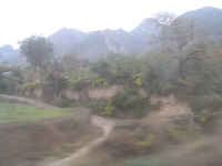 View from the train to Xi’an