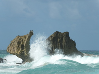 Sea stacks near Joe&rsquo;s River